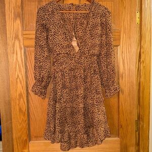 Cheetah Print Dress